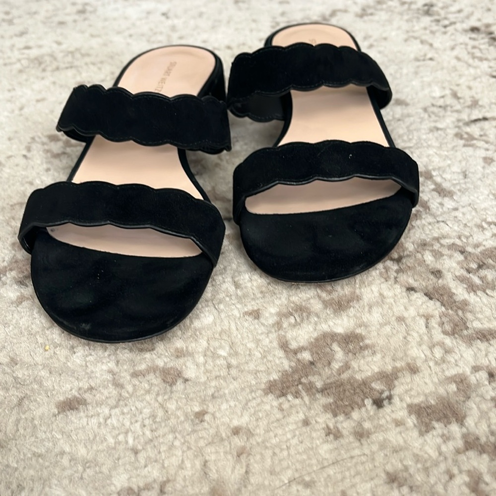 Stuart Weitzman Black Sandals 9